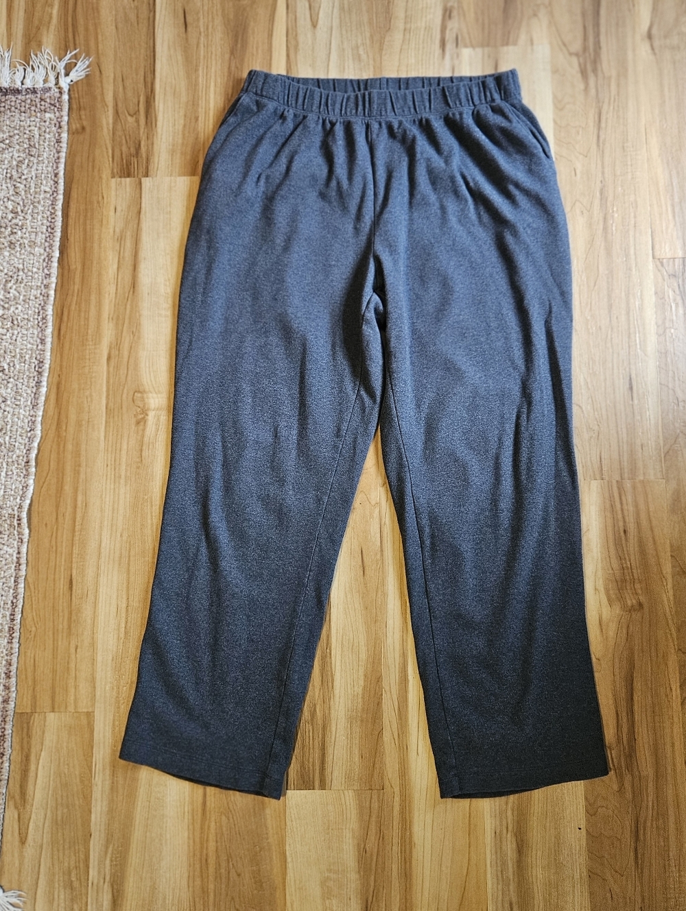 Lands End Sport Knit Straight Leg Sweat Pants Large Tall